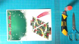 ポップアップクリスマスカード作成の材料・道具